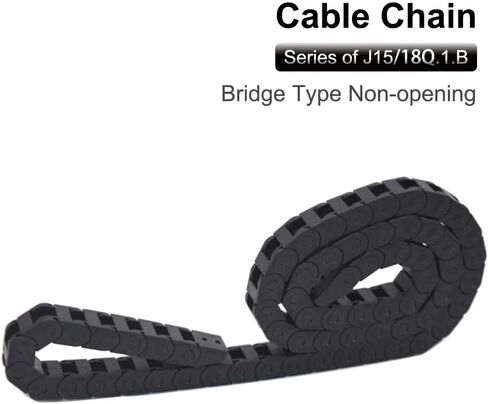 Transmission Cable Chain 15x20 15x30 18x25 18x37 Bridge Type Non-Opening Plastic(100mm,15x30 mm) in Saudi Arabia