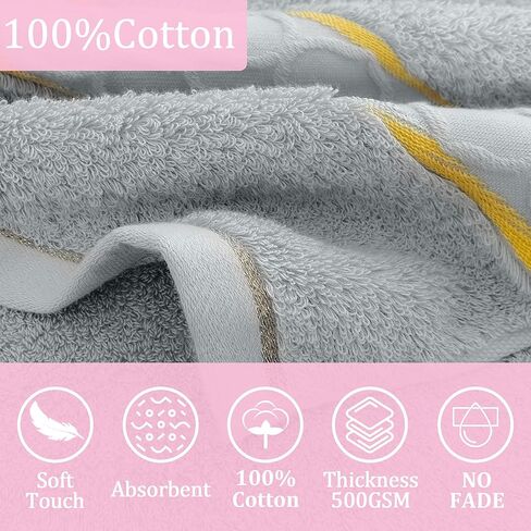 مناشف Voova & Movas Poncho للأطفال الكبار (8-14 عامًا) ، قطن 100 ٪ | سميكة 500gsm | ماص | كبير | أردية الاستحمام للأولاد | الفتيات | المراهقون ، مثالي للسباحة | الحمام | تجمع | الهدايا ، رمادي فاتح in Kuwait