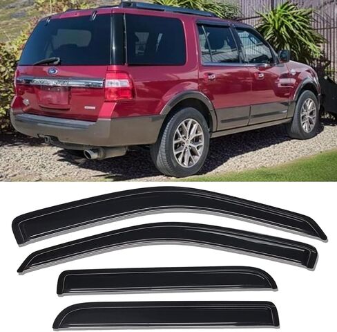 Tape-on Side Window Visors Rain Guards for Mitsubishi Eclipse Cross 2018 2019 2020 2021 2022 2023 2024, Vent Deflectors Window Shade Car Accessories 4pcs in Kuwait