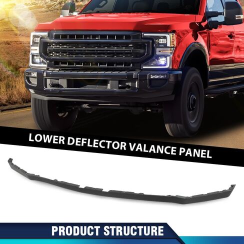 PIT66 Front Lower Deflector Valance Panel Compatible with 2020-2022 Ford F250 F350 F450 F550 Super Duty (Tremor Package Only) LC3Z-17626-CA in Saudi Arabia