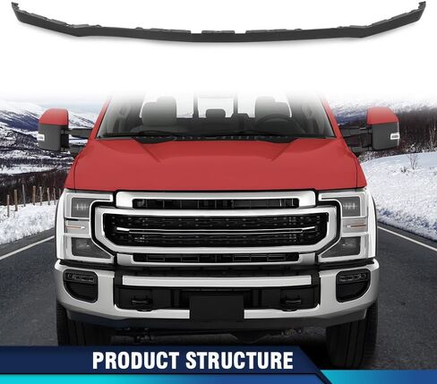 PIT66 Front Lower Deflector Valance Panel Compatible with 2020-2022 Ford F250 F350 F450 F550 Super Duty (Tremor Package Only) LC3Z-17626-CA in Saudi Arabia
