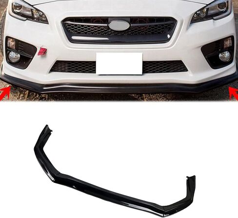 Front Bumper Lip for Subaru WRX STi Sedan 2015~2020 Front Lip Lower Chin Spoiler Splitter 3PC Carbon Fiber Color in Saudi Arabia