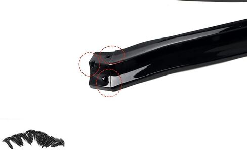 Front Bumper Lip for Subaru WRX STi Sedan 2015~2020 Front Lip Lower Chin Spoiler Splitter 3PC Carbon Fiber Color in Saudi Arabia