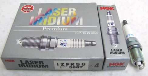 ملحقات القوارب الجديدة NGK Laser Iridium Spark Plug Izfr5g ، 5887 مجموعة من 4 شمعات الإشعال in Saudi Arabia
