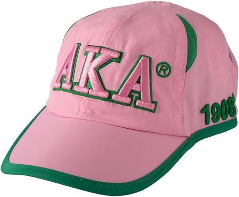 Alpha 1908 AKA من نوعية القبعة - Kappa Featherlight البيسبول قبعة للنساء ، والنسيج المتعثر ، ومثالي لفخر نادي نسائي ، يوم المؤسسين ، والهدايا الوردية in Saudi Arabia
