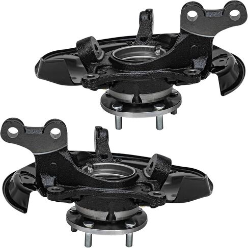 Detroit Axle-Front 2PC Dekincles Touring for 08-17 Toyota Highlander 10-15 Lexus RX350 RX450H ، 2 Touring Knuckles & Wheel Bearing Hubs استبدال 2010 2011 2012 2014 2014 2014 2015 in Kuwait