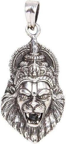 Fair Mart Diamond Narsingh/Venkatesha Silver Pendantpendant Locklet in Saudi Arabia