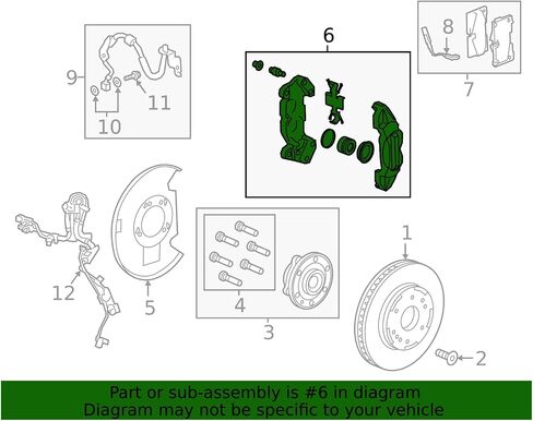 Acdelco Brake Caliper - 13545382 in Saudi Arabia