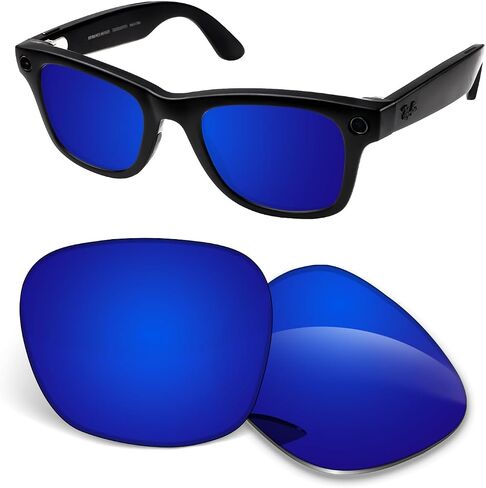1.5MM Replacement Lenses Compatible With RayBan Meta Wayfarer RW4006 50mm Smart Sunglasses in Kuwait