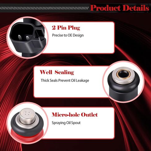 حقن الوقود FJ482 مجموعة من 8 متوافقة مع Dodge Durango 2004-2009 ، لـ RAM 1500/RAM 2500/RAM 3500 2004-2008 5.7L استبدال رقم 53032713AA 800-1489N in Saudi Arabia