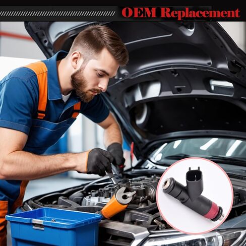حقن الوقود FJ482 مجموعة من 8 متوافقة مع Dodge Durango 2004-2009 ، لـ RAM 1500/RAM 2500/RAM 3500 2004-2008 5.7L استبدال رقم 53032713AA 800-1489N in Saudi Arabia