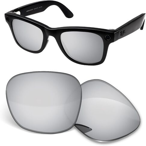 1.5MM Replacement Lenses Compatible With RayBan Meta Wayfarer RW4006 50mm Smart Sunglasses in Kuwait
