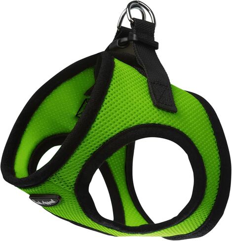 Bark Appeal Black Plaid Step-in Dog Harness for Small-Medium Pets – Updated Sizing, Re-Measuring is Essential – Soft Vest Harness – Anti-Choke with Adjustable Strap & Heavy Duty Clip – XXS in Saudi Arabia