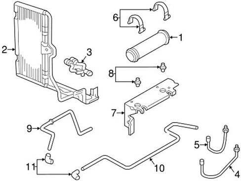 MOPAR 52028732AC مبرد زيت أنبوب in Saudi Arabia