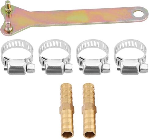 65ml Motorcycle Engine Oil Cooler with Radiator System Kit, Cooling Engine Oil Radiator Ideal for GY6 Engine (Export silver) in Kuwait