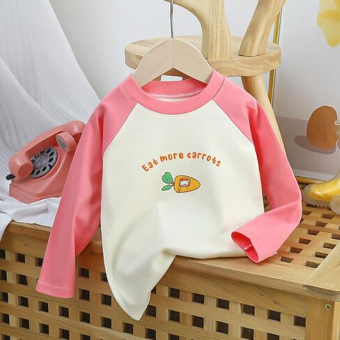 Long Sleeve T-Shirts for Toddler Kids Boys and Girls 3 Packs Sets in Saudi Arabia