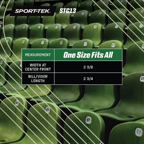 Sport-TEK Unisex Dry Zone Nylon Colorblock Visor | 5 Panel Visor Hat for Men & Women, Low Profile Fit with Moisture Wicking in Saudi Arabia