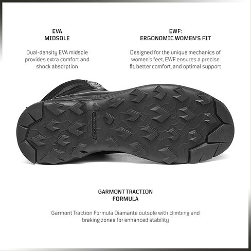 GARMONT TACTICAL T8 Athena LE Law Enforcement EMS Tactical Boots for Women, Full-Grain Leather, Increased Arch Support in Saudi Arabia
