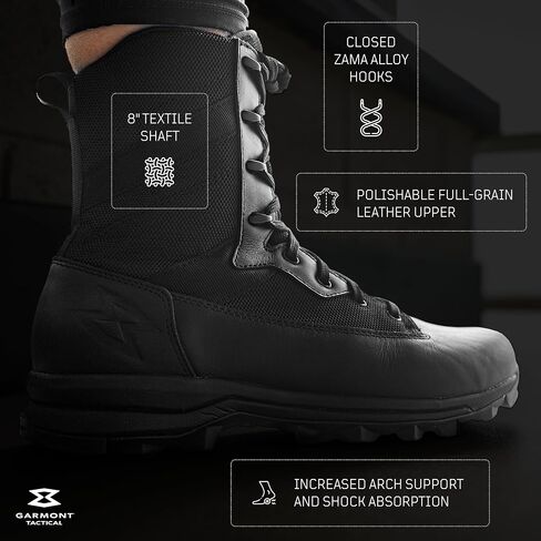 GARMONT TACTICAL T8 Athena LE Law Enforcement EMS Tactical Boots for Women, Full-Grain Leather, Increased Arch Support in Saudi Arabia