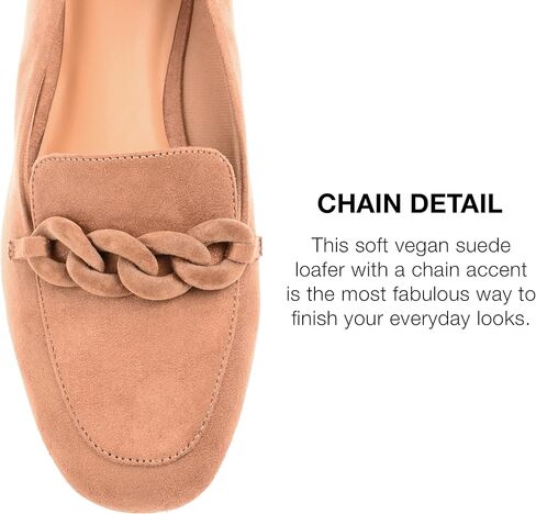 Journee Womens Cordell Tru Comfort Foam Slip On Square Toe Loafer Dress Flats in Kuwait