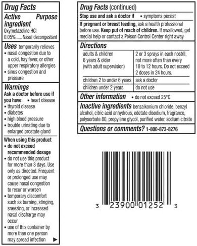 Vicks Sinex Severe Nasal Spray 0.50 oz( Pack of 3) in Saudi Arabia