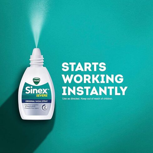 Vicks Sinex Severe Nasal Spray 0.50 oz( Pack of 3) in Saudi Arabia