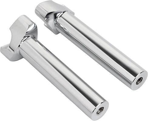 1" Handlebar Bar Risers Motorcycle Bar Clamps For Street bob 6" Straight Tall Handle Bar Riser Extension Kit Compatible With Harley，Chrome in Saudi Arabia