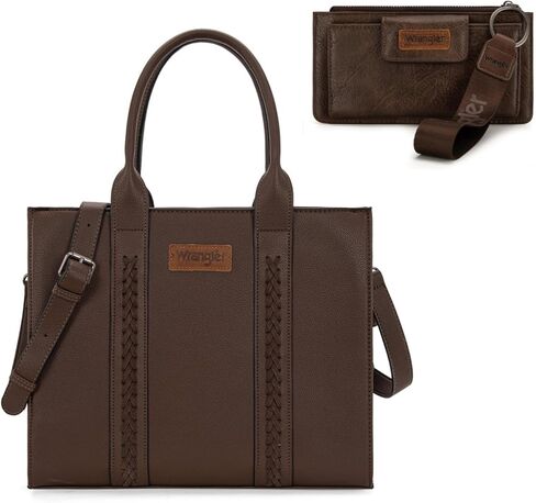 Wrangler Large Work Tote Bag for Women and Large Wristlet Wallet in Kuwait