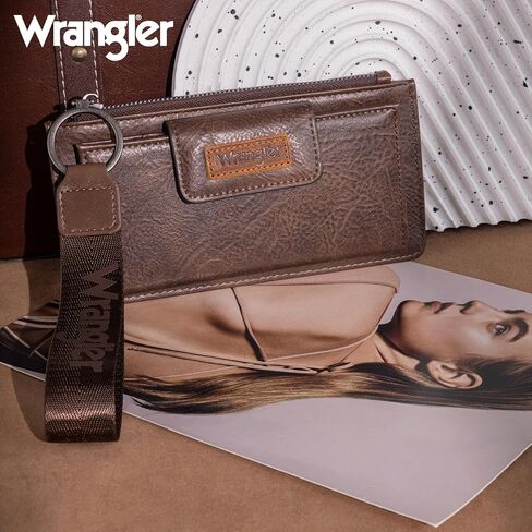 Wrangler Large Work Tote Bag for Women and Large Wristlet Wallet in Kuwait