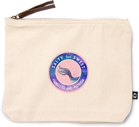 Lantern Press Marco Island, Florida, Salty but Sweet, Artwork, 100% Cotton Zipper Pouch, Travel Accessory, Go Bag in Saudi Arabia