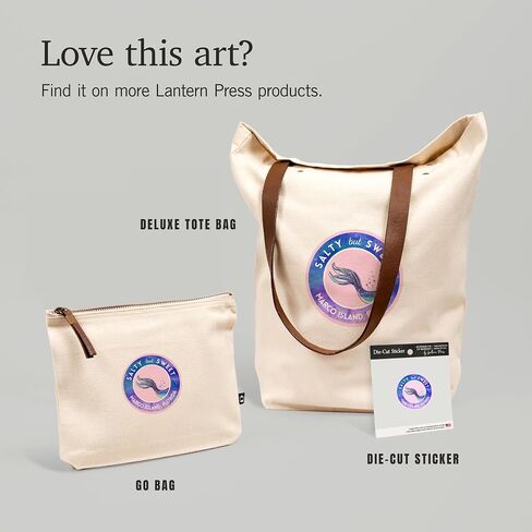 Lantern Press Marco Island, Florida, Salty but Sweet, Artwork, 100% Cotton Zipper Pouch, Travel Accessory, Go Bag in Saudi Arabia