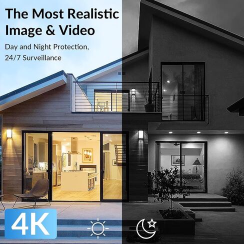 FOSCAM 3K 5MP Security Cameras Wireless Outdoor, 5GHz&2.4GHz WiFi Camera for Home Security, 120° FoV Outside Surveillance Cam, AI Human/Vehicle Detection, 66FT Color Night Vision, 120dB Siren, IP66 in Saudi Arabia