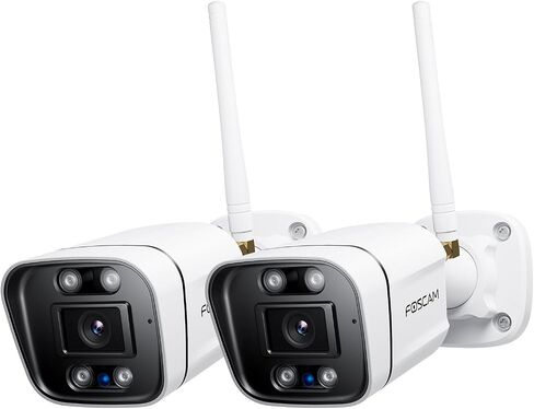 FOSCAM 3K 5MP Security Cameras Wireless Outdoor, 5GHz&2.4GHz WiFi Camera for Home Security, 120° FoV Outside Surveillance Cam, AI Human/Vehicle Detection, 66FT Color Night Vision, 120dB Siren, IP66 in Saudi Arabia
