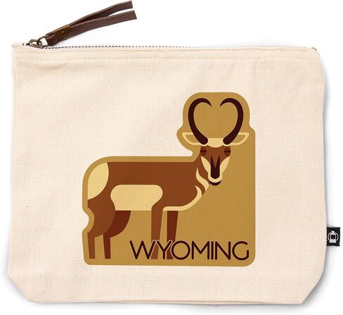 فانوس الصحافة وايومنغ ، الظباء ، الهندسة الهندسية ، حقيبة قطنية بنسبة 100 ٪ ، ملحق السفر ، حقيبة الذهاب in Kuwait