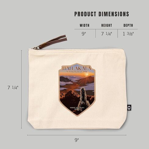 Press Lantern Haleakalā National Park ، Sunrise ، 100 ٪ Cotton Zipper Pouch ، ملحق السفر ، حقيبة GO in Saudi Arabia
