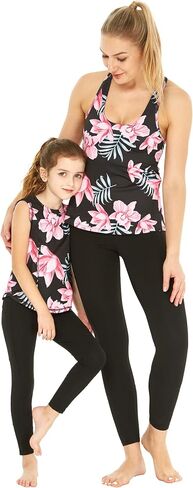 الأم المتطابقة أو Daguhter Hawaiian Activewear في Lotus و Orchid Black in Saudi Arabia