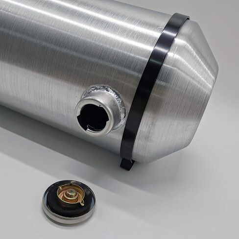 JSD AUTO PARTS 11 Gallons 10" x33" Spun Aluminum Gas Tank / Fuel Tank 3/8" NPT Outlet End Fill in Saudi Arabia