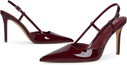 QIY Slingback Heels for Women Stiletto Pointed Toe Dressy Pumps Shoes | Slingback Design, Stiletto Heels, Pointed Toe For Elegant Style,For Weddings, Parties and Multiple Occasions in Saudi Arabia