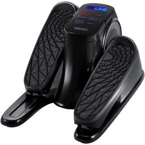 Homedics StayFit Mini-Stepper - Fitness Step Machine with Mat and Preset Exercise Programs – Portable Stair Stepper Perfect for Home Office