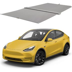 Glass Sunroof Sunshade for Tesla Model Y, Shading and Heat Insulation, Retractable Rolling Storage