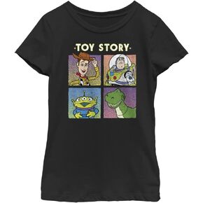 Disney Little, Big Pixar Toy Story Two Buds Girls Short Sleeve Tee Shirt