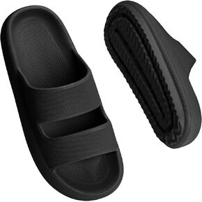 شباشب سحابية مع دعم قوس للنساء، شباشب مريحة ونعل سميك ووسادة مانعة للانزلاق، أحذية صيفية خفيفة الوزن لالتهاب اللفافة الأخمصية in Kuwait