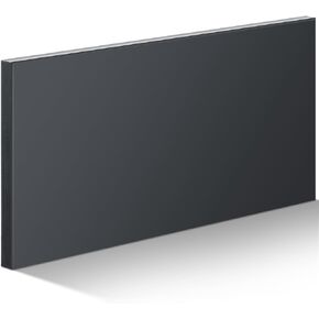 1 Pcs Black HDPE Plastic Sheet, HDPE Sheet 1/2" Thick, Size 6" x 12", High Density Polyethylene Sheet Solid Plastic Block for DIY Projects for Machining Home, 1/2" x 6" x 12" in Kuwait