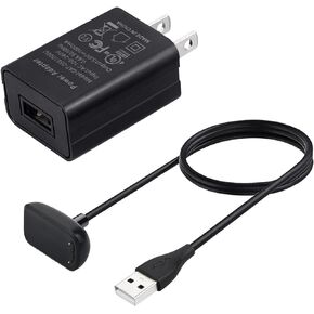 Charger for Fitbit Charge 6 5 Luxe Fitness Tracker - Power Adapter & USB Magnetic Charging Cable Cord Accessories for Smartwatch, 3.3ft