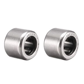 uxcell Needle Roller Bearings, 6mm Bore 10mm OD 8mm Width, Chrome Steel Needles PA66 Cage One Way Clutch Bearing 2pcs