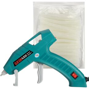 Hot Glue Gun suitable for architecture, DIY, and handicrafts, Draw blank 20 watt high-temperature glue gun with 50 Glue Sticks, perfect for home crafts, art&crafts.