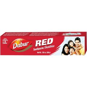 Dabur Red Natural Toothpaste - Ayurvedic Clinically Tested Formula for Oral Care - Promotes Healthy Gums, Fresh Breath, Clean and Strong Teeth - Elevate Your Oral Hygiene Routine with Smile - 200 GM