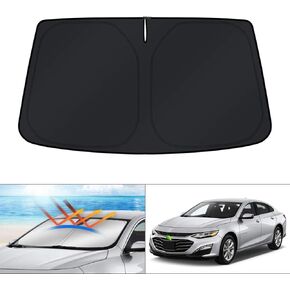 KUST Windshield Sun Shade for Chevy Malibu 2013-2015 Window Shade Sun Visor Cover Foldable Blocks UV Rays Keep Your Car Cooler