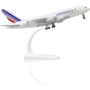 Airbus A380 1/300 German Airlines Diecast Metal Airplane Model with Stand Sky Jumbo Plane Alloy Model Kit for Aviation Enthusiast Gift