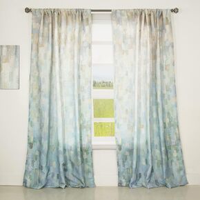 DesignQ Curtains 'Blocked Abstract' Curtains for Bedroom, Curtains for Living Room, Curtains & Drapes - Thermal Insulated - Single Panel-52x63